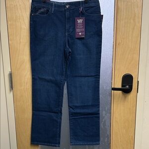 Gloria Vanderbilt Men's Dark Blue Straight Jeans